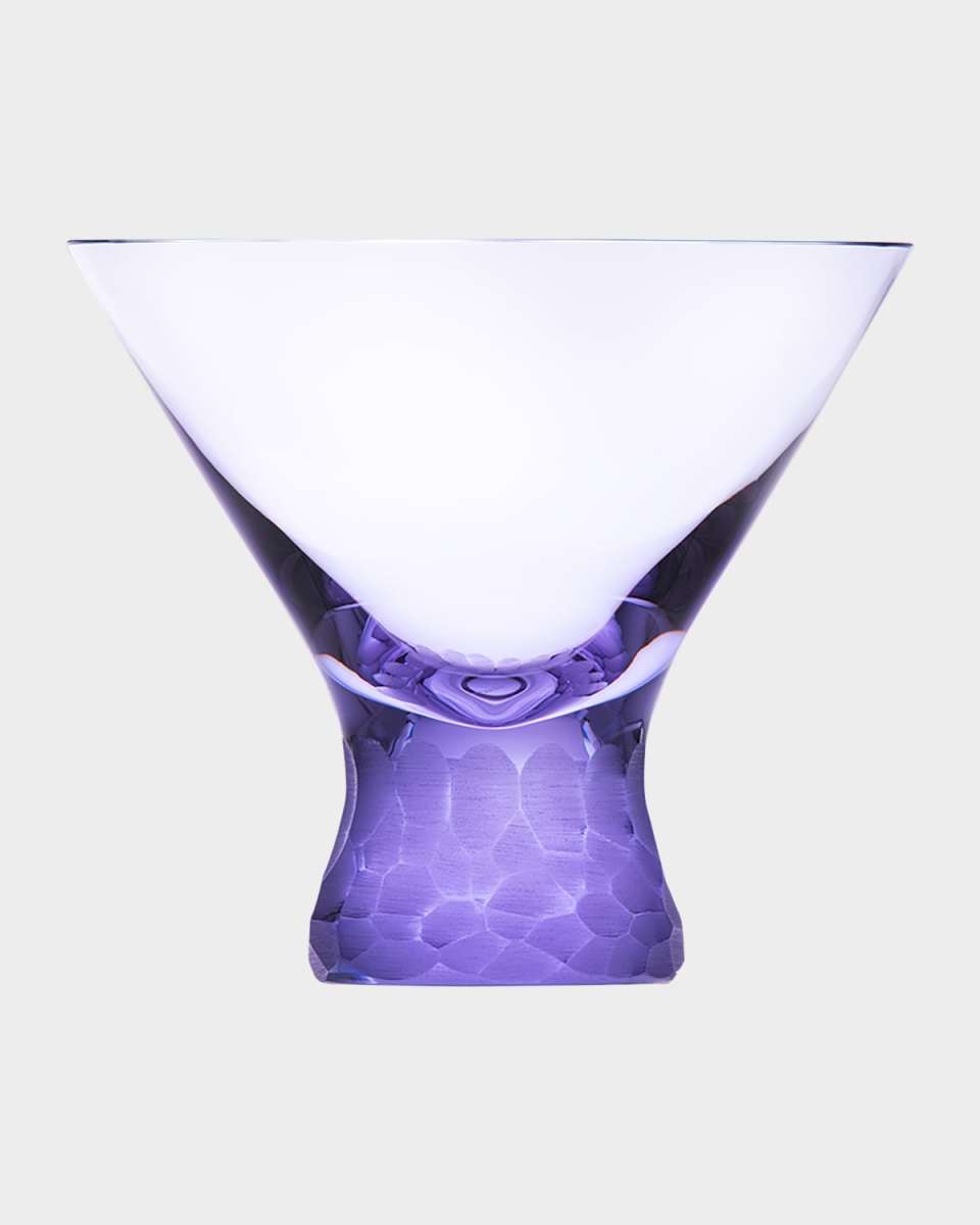 Pebbles Stemless Martini Glass - Alexandrite